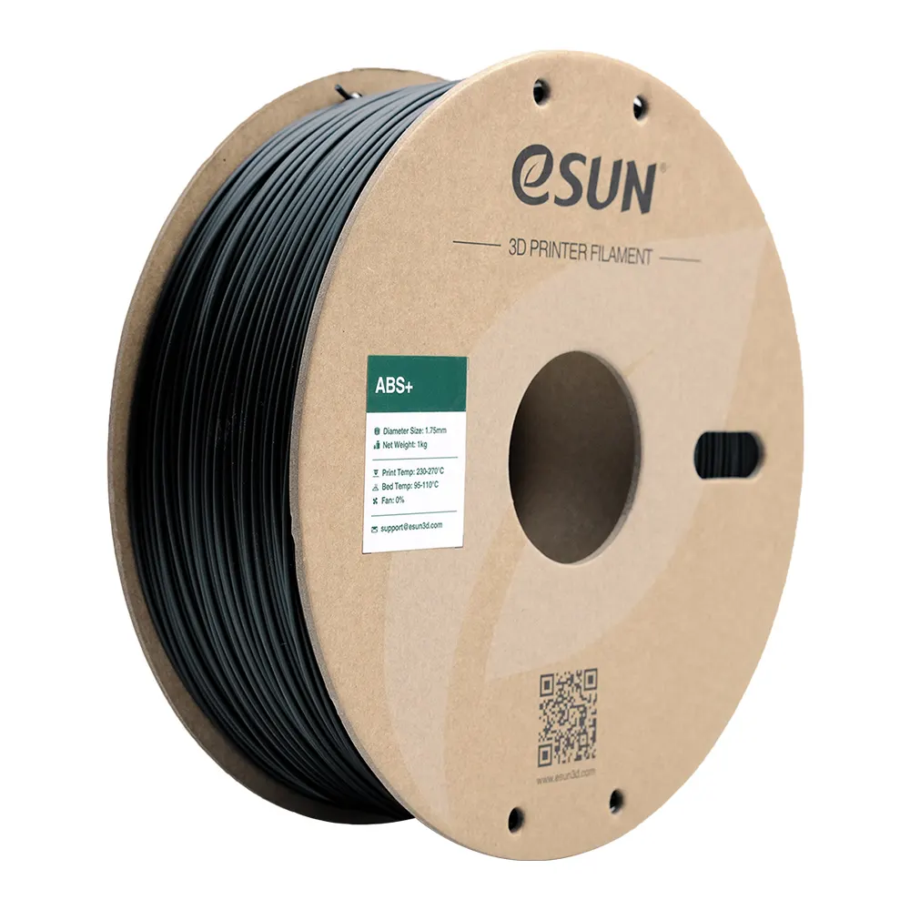 eSUN 3D ABS+ Black 1,0kg 1,75mm