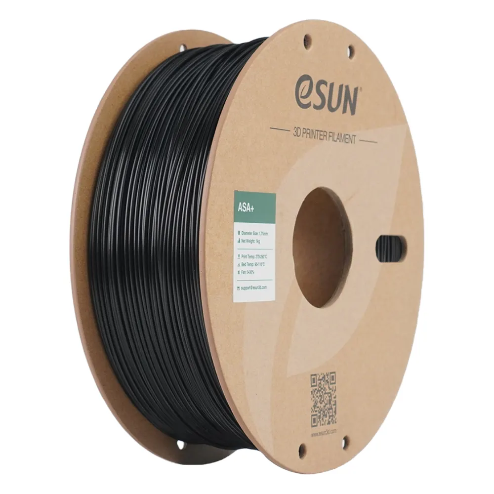 eSUN 3D ASA+ Black 1,0kg 1,75mm
