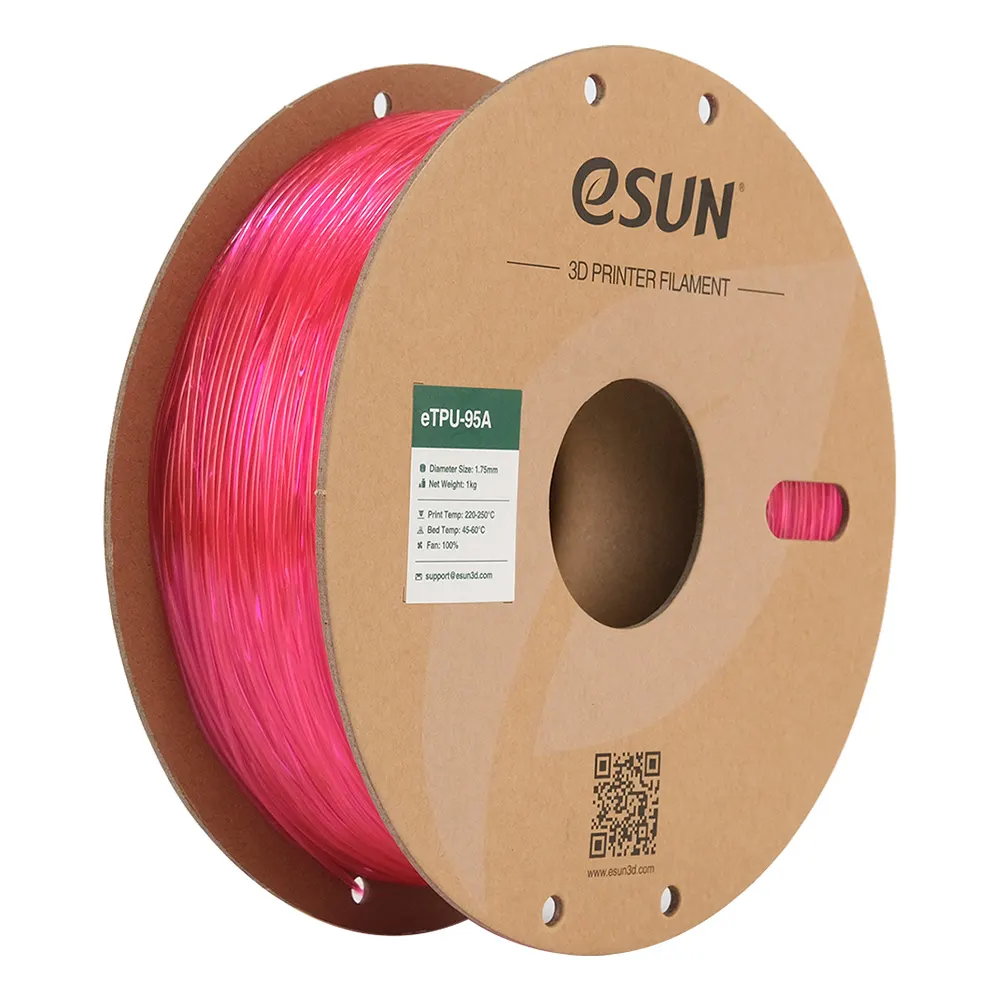 eSUN 3D eTPU 95A Transparent Pink 1,0kg 1,75mm