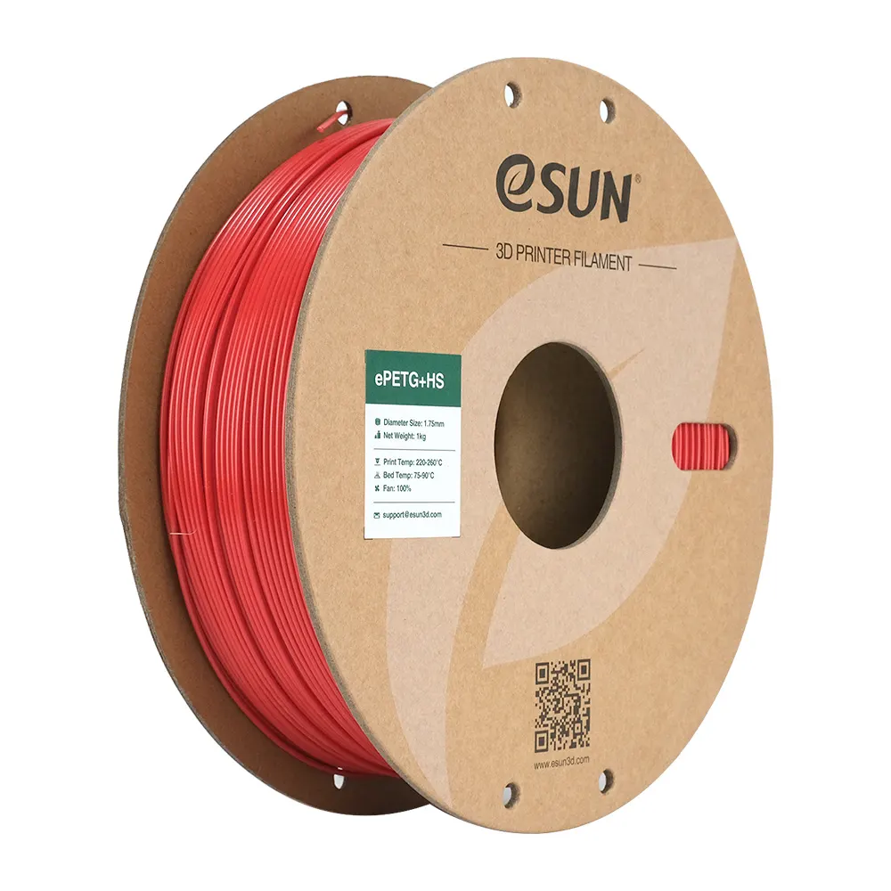 eSUN 3D PETG High Speed Fire Engine Red 1,0kg 1,75mm