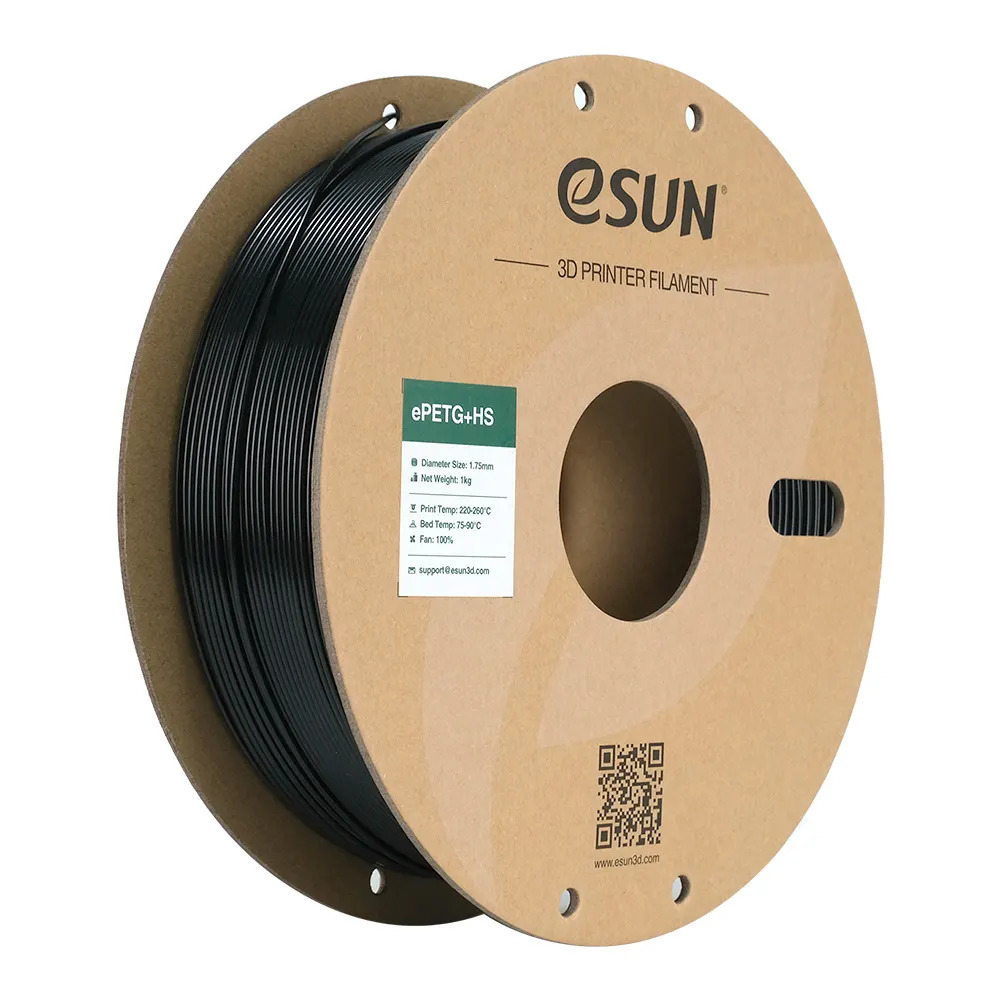 eSUN 3D PETG High Speed Solid Black 1,0kg 1,75mm