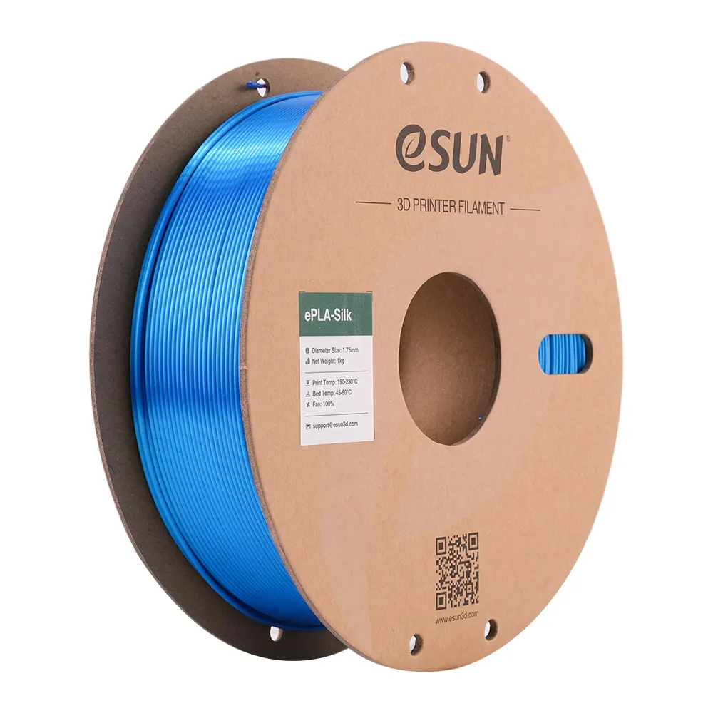 eSUN 3D PLA eSilk Cyan 1,0kg 1,75mm
