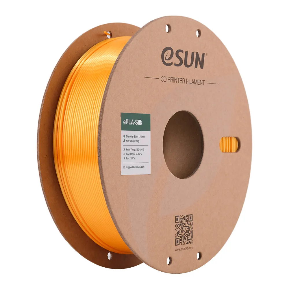 eSUN 3D PLA eSilk Dark Yellow 1,0kg 1,75mm