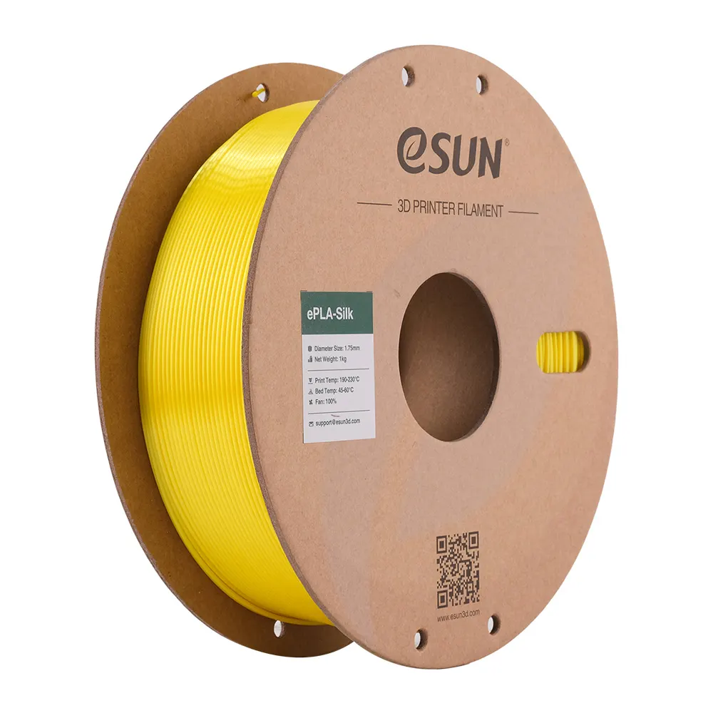 eSUN 3D PLA eSilk Yellow 1,0kg 1,75mm