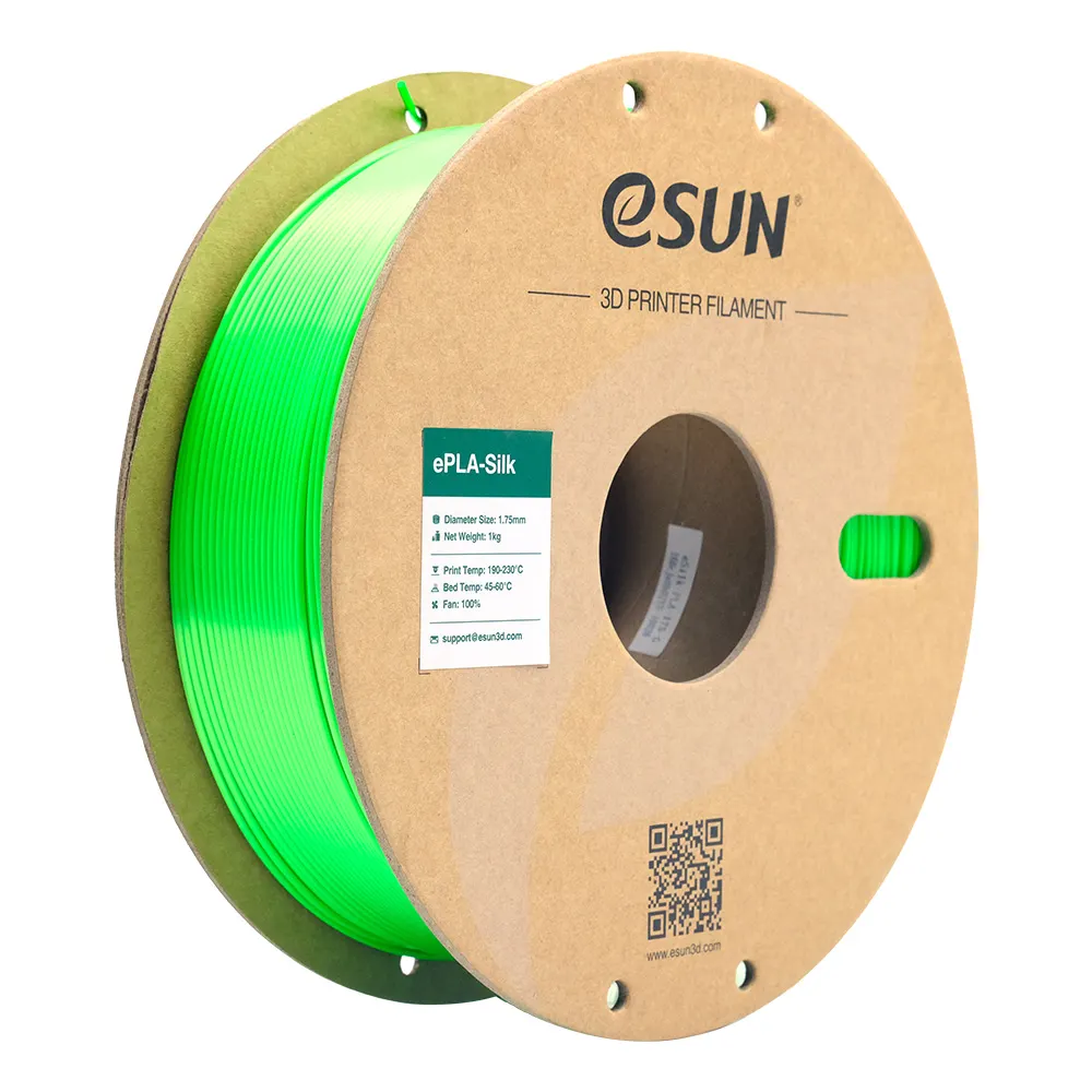 eSUN 3D PLA eSilk Grün 1,0kg 1,75mm