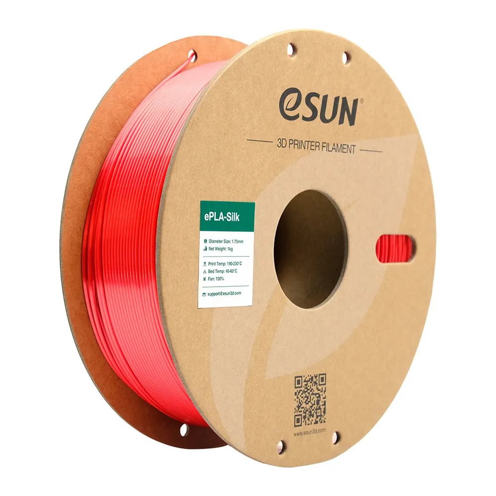 eSUN 3D PLA eSilk Red 1,0kg 1,75mm