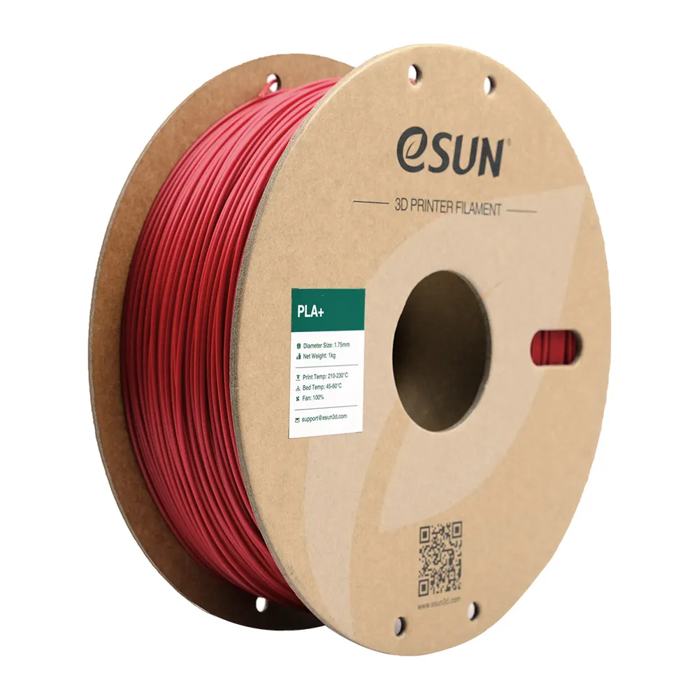 eSUN 3D PLA+ Fire Engine Red 1,0kg 1,75mm