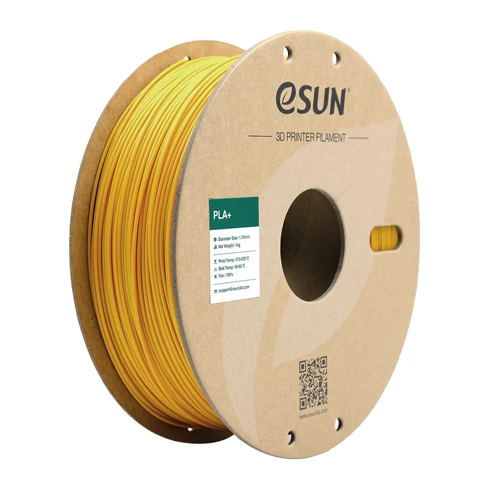 eSUN 3D PLA+ Gelb 1,0kg 1,75mm