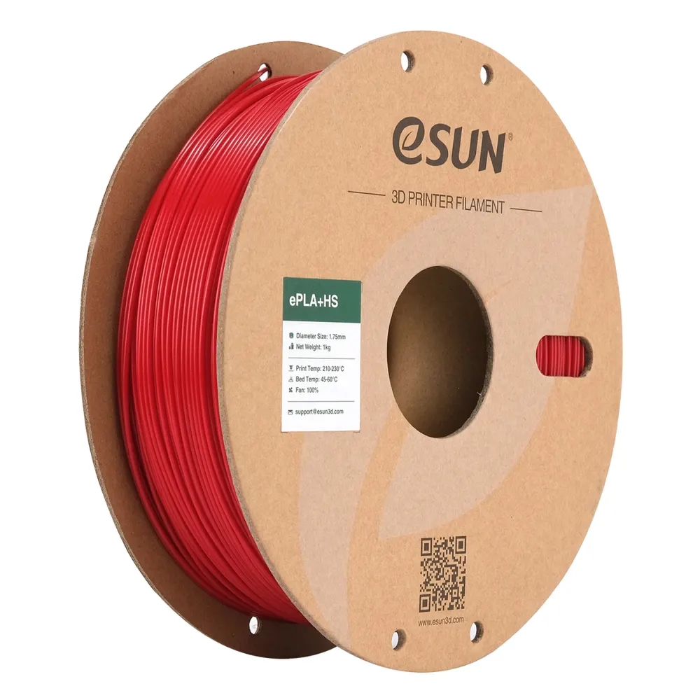 eSUN 3D PLA+ High Speed Fire Engine Rot 1,0kg 1,75mm