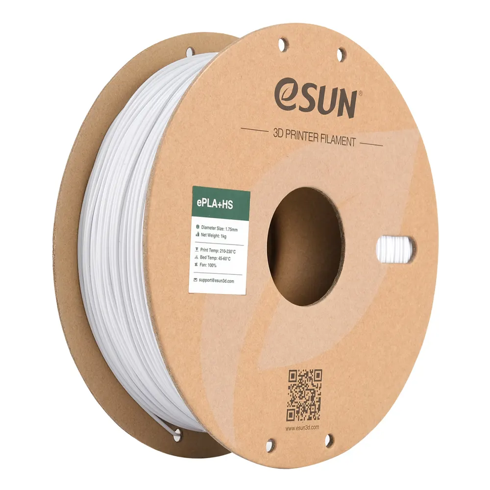 eSUN 3D PLA+ High Speed Kaltweiß 1,0kg 1,75mm