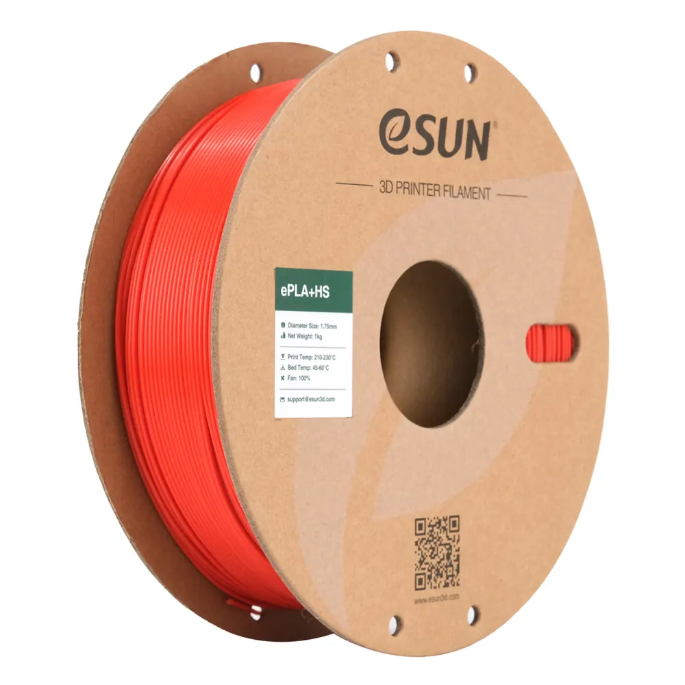 eSUN 3D PLA+ High Speed Red 1,0kg 1,75mm