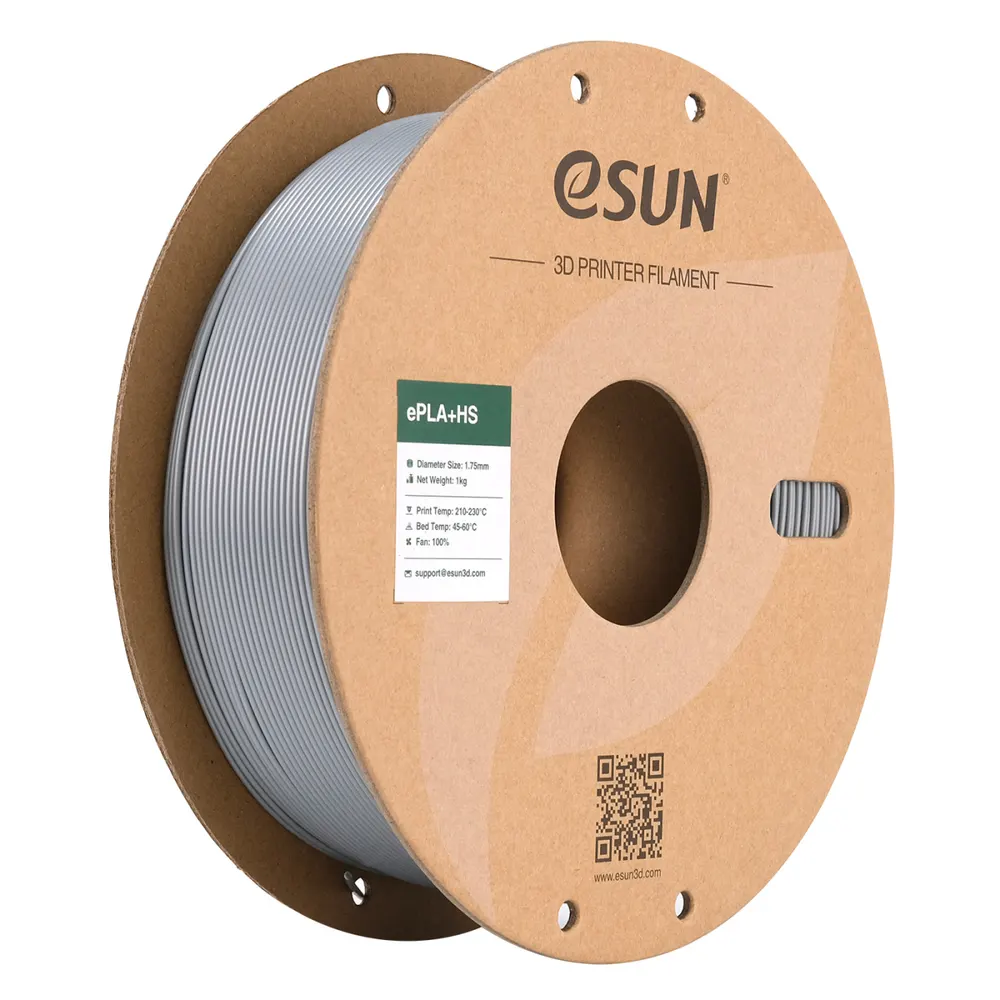 eSUN 3D PLA+ High Speed Silver 1,0kg 1,75mm