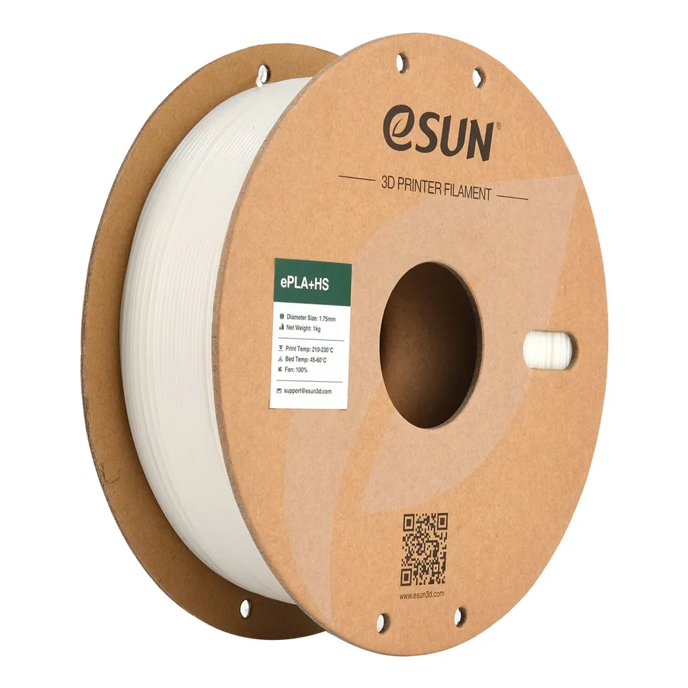 eSUN 3D PLA+ High Speed White 1,0kg 1,75mm