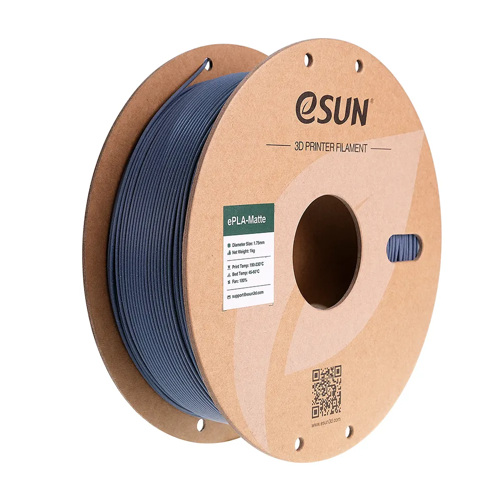 eSUN 3D PLA Matte Dunkelgrau 1,0kg 1,75mm