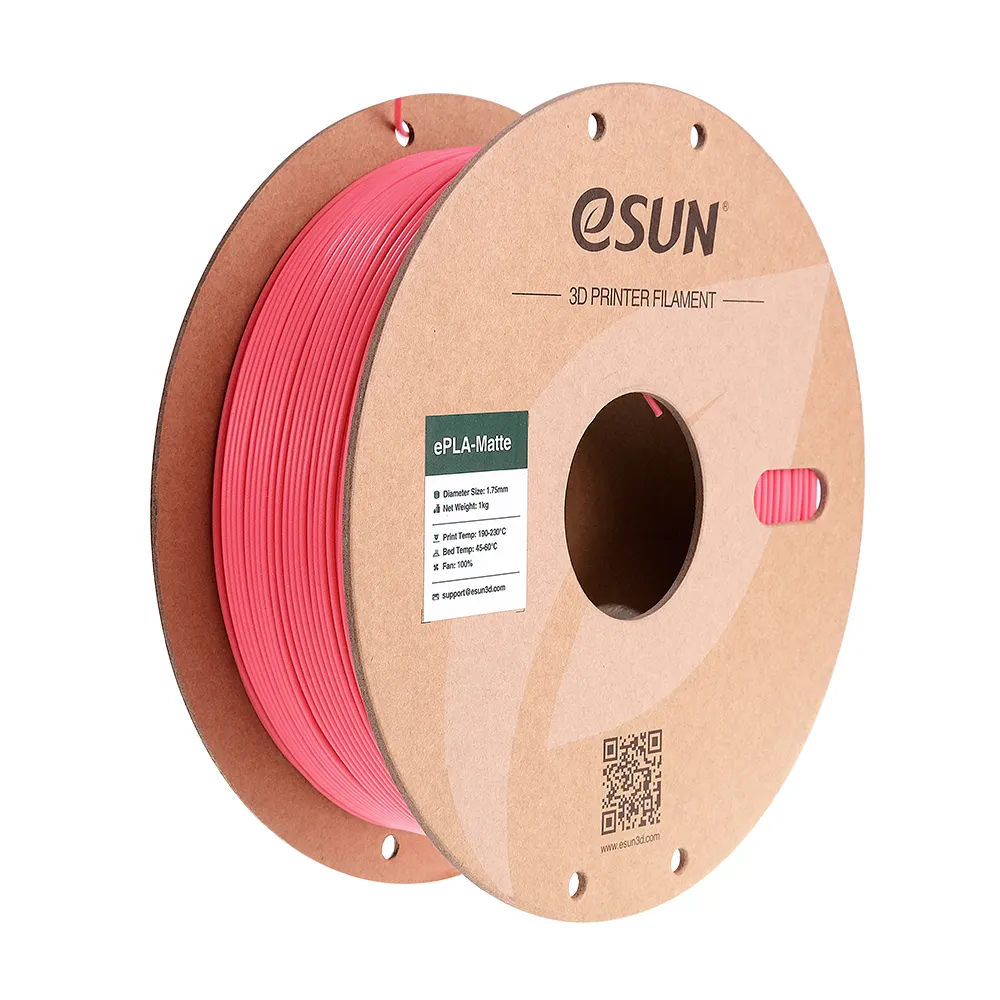 eSUN 3D PLA Matte Strawberry Red 1,0kg 1,75mm