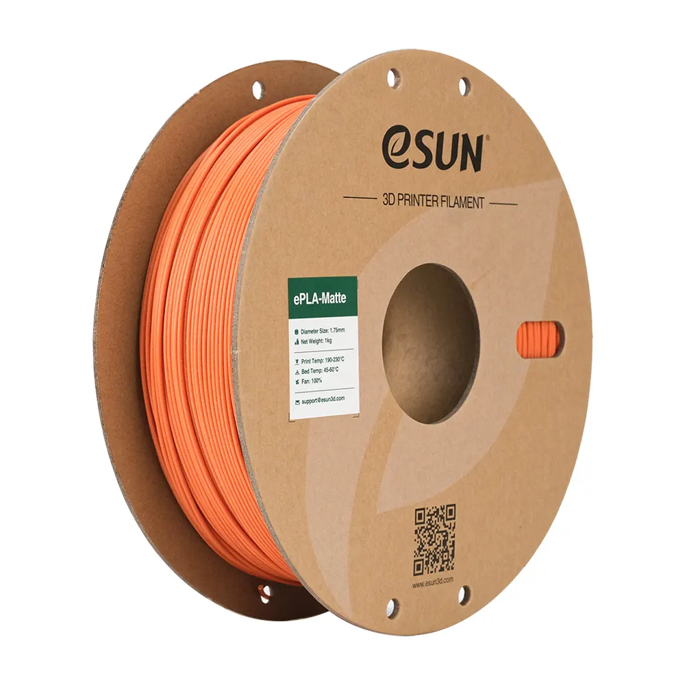 eSUN 3D PLA Matte Mandarin 1,0kg 1,75mm