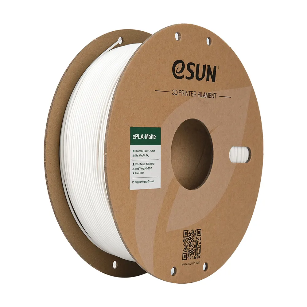 eSUN 3D PLA Matte Milk White 1,0kg 1,75mm