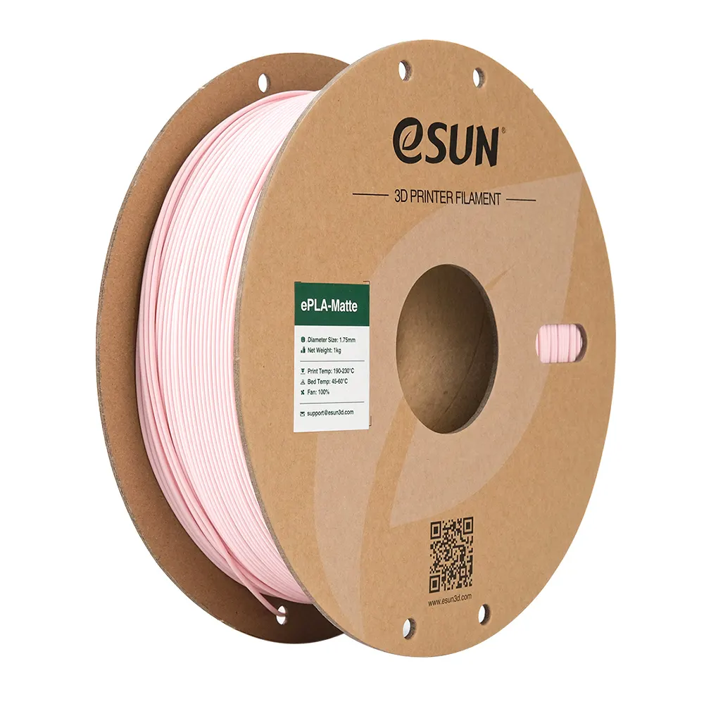 eSUN 3D PLA Matte Peach Pink 1,0kg 1,75mm