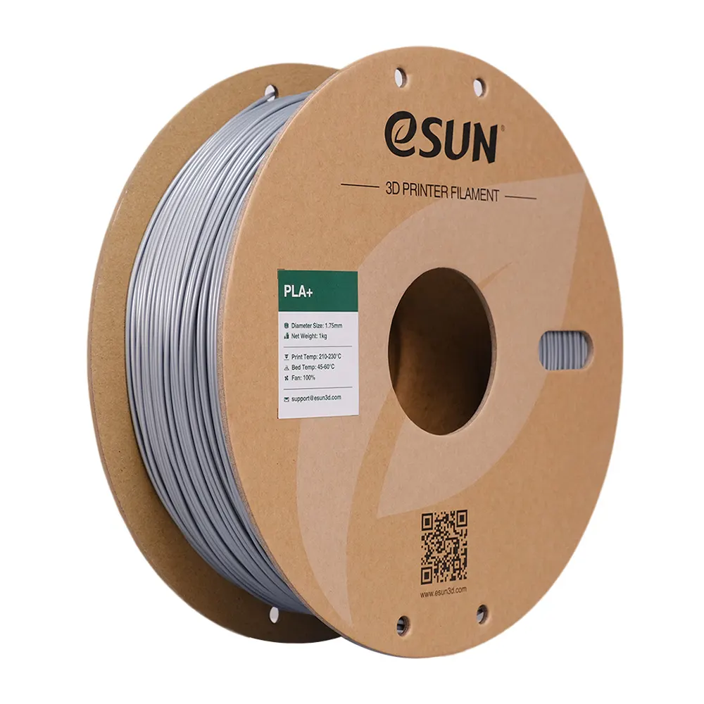 eSUN 3D PLA+ Silber 1,0kg 1,75mm