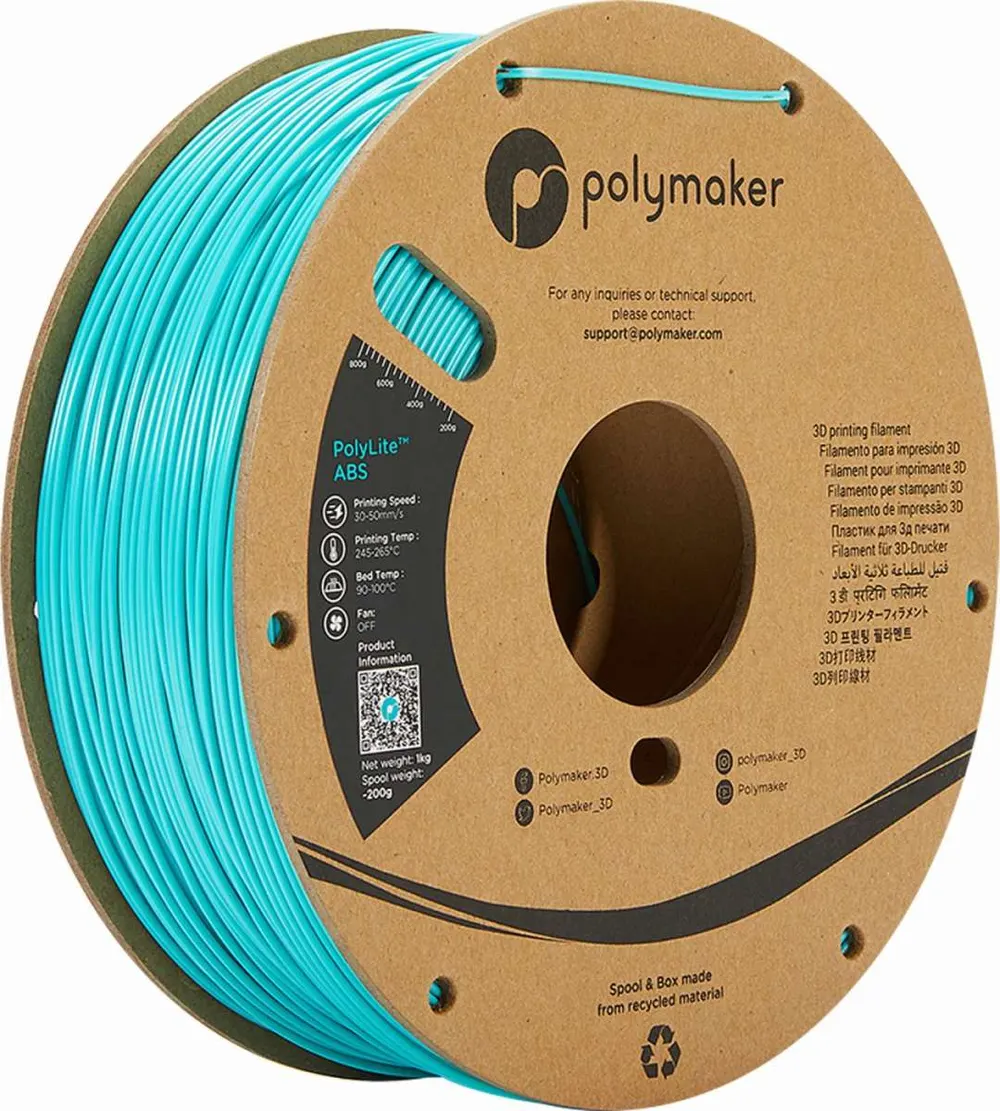 PolyMaker ABS (PolyLite) Turquoise 1,0kg