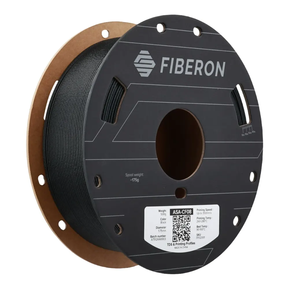 Polymaker Fiberon ASA-CF08 Black 1,75 mm