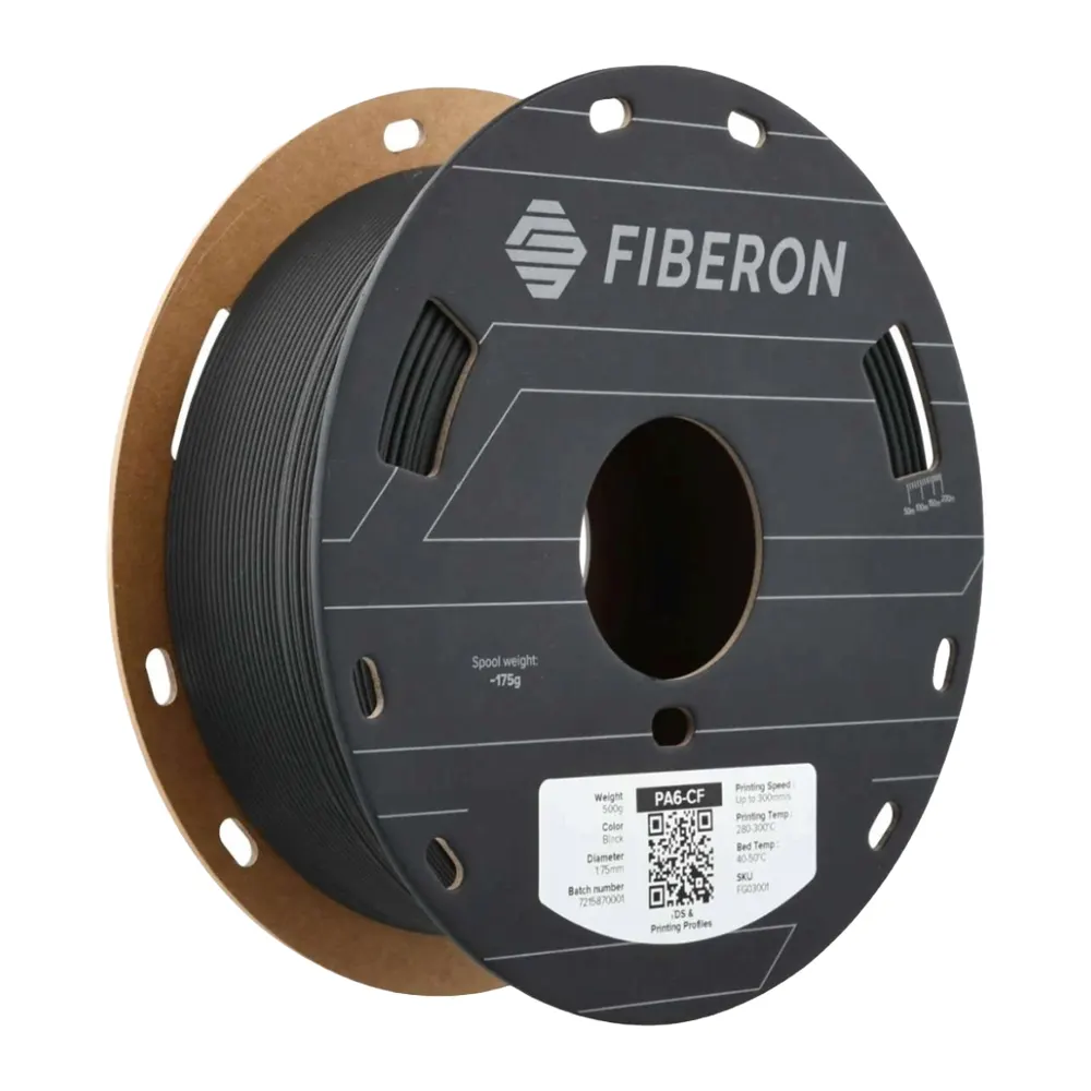 Polymaker Fiberon PA6-CF20 Schwarz 1,75 mm