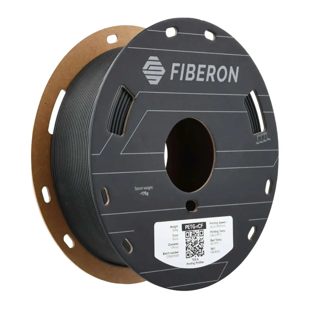 Polymaker Fiberon PETG-rCF08 Schwarz 1,75 mm