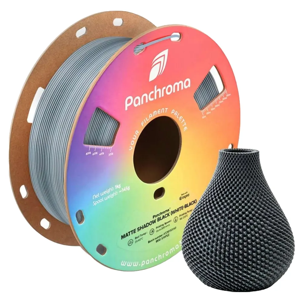 Polymaker Panchroma PLA Dual-Gradient Matte Shadow Black...