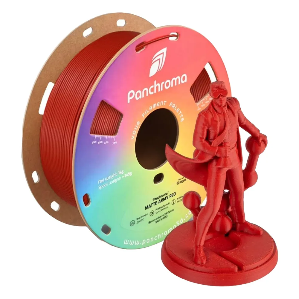 Polymaker Panchroma PLA Matte Army Red 1,0kg 1,75mm
