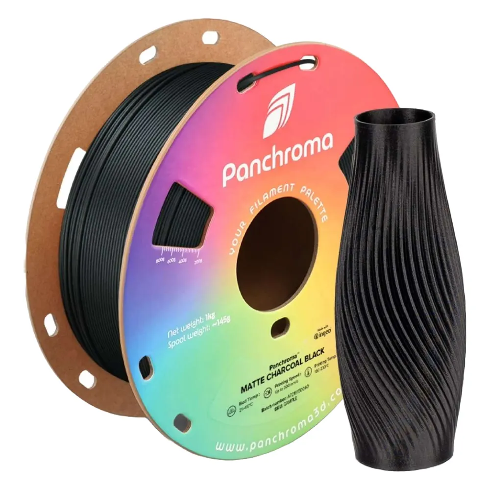Polymaker Panchroma PLA Matte Charcoal Black 1,0kg 1,75mm