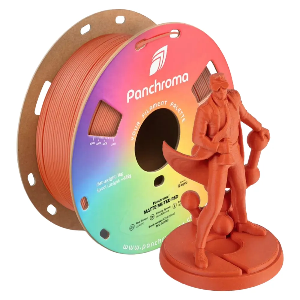 Polymaker Panchroma PLA Matte Muted Red 1,0kg 1,75mm