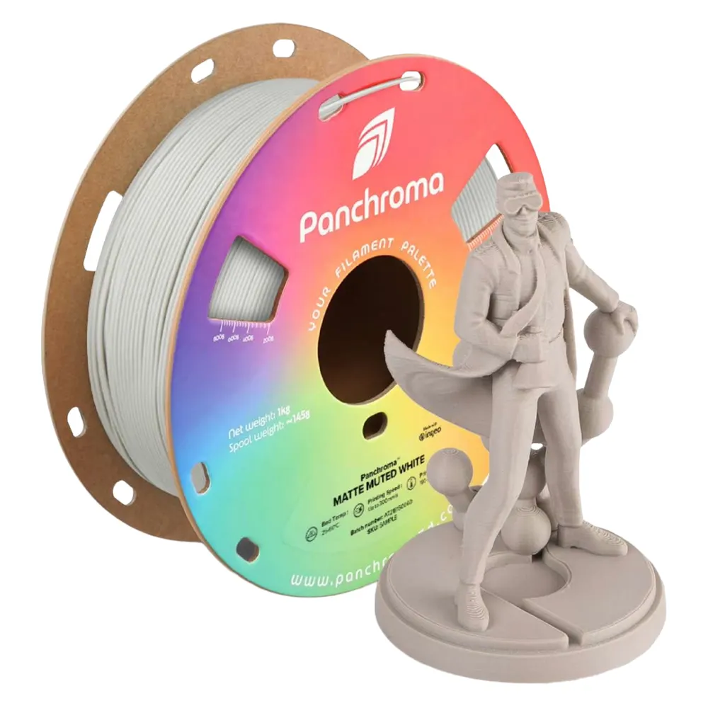 Polymaker Panchroma PLA Matte Muted White 1,0kg 1,75mm