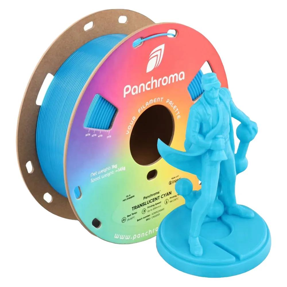 Polymaker Panchroma PLA Translucent Cyan 1,0kg 1,75mm