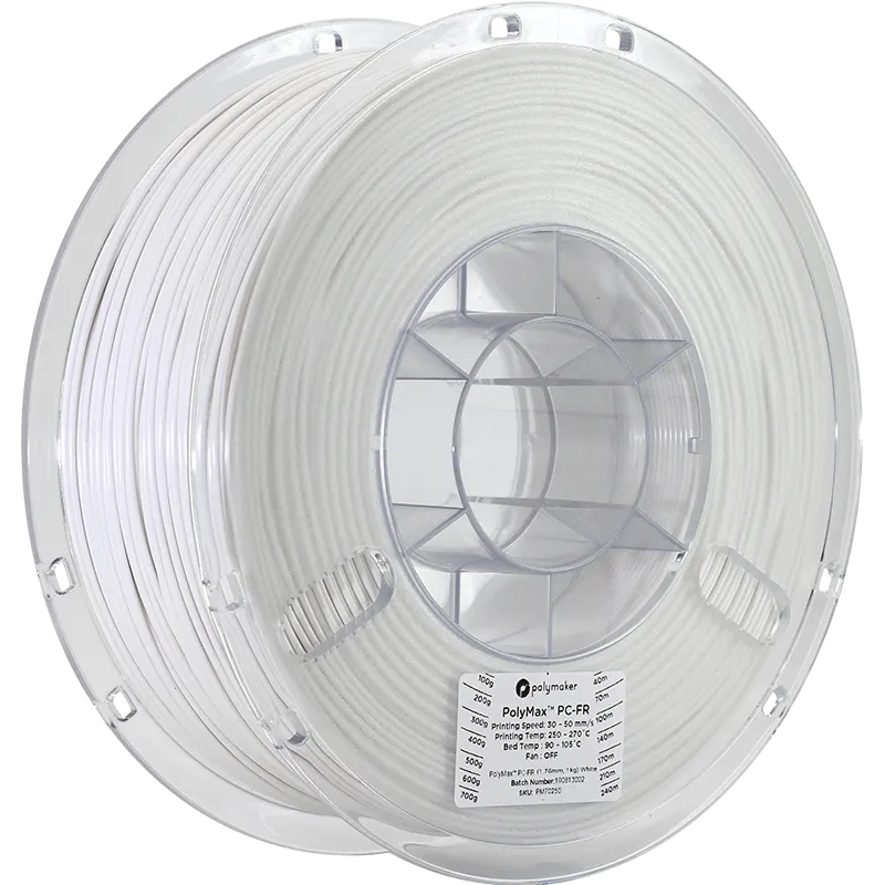 PolyMaker PC-FR (Flame-Retardant) White1,0kg 1,75mm