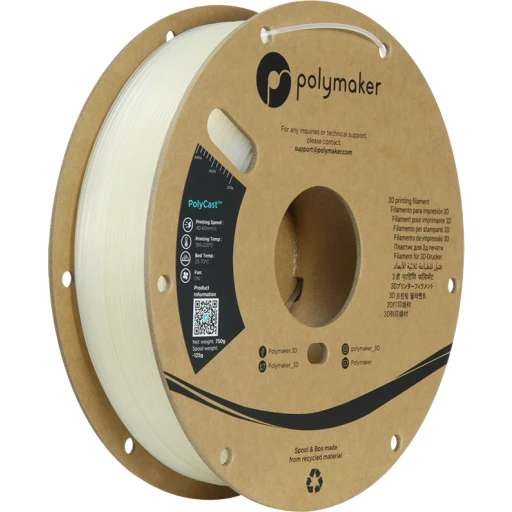 PolyMaker PolyCast Filament Natural 0,75kg