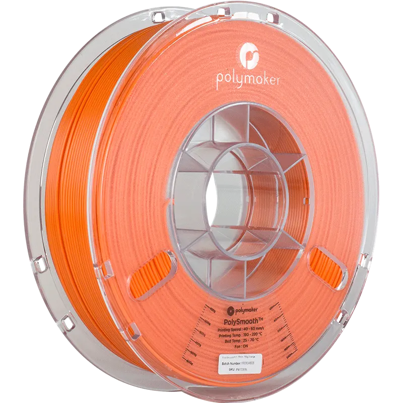PolyMaker PolySmooth Filament Orange 750g