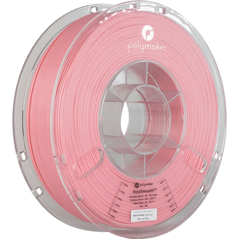 PolyMaker PolySmooth Filament Pink 750g