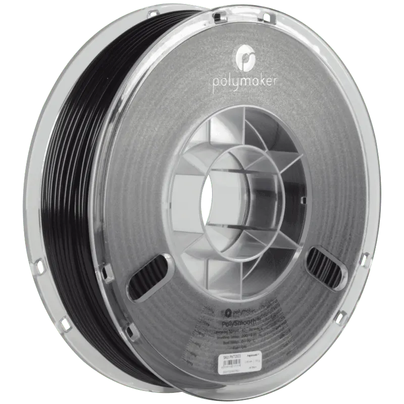 PolyMaker PolySmooth Filament Black 750g
