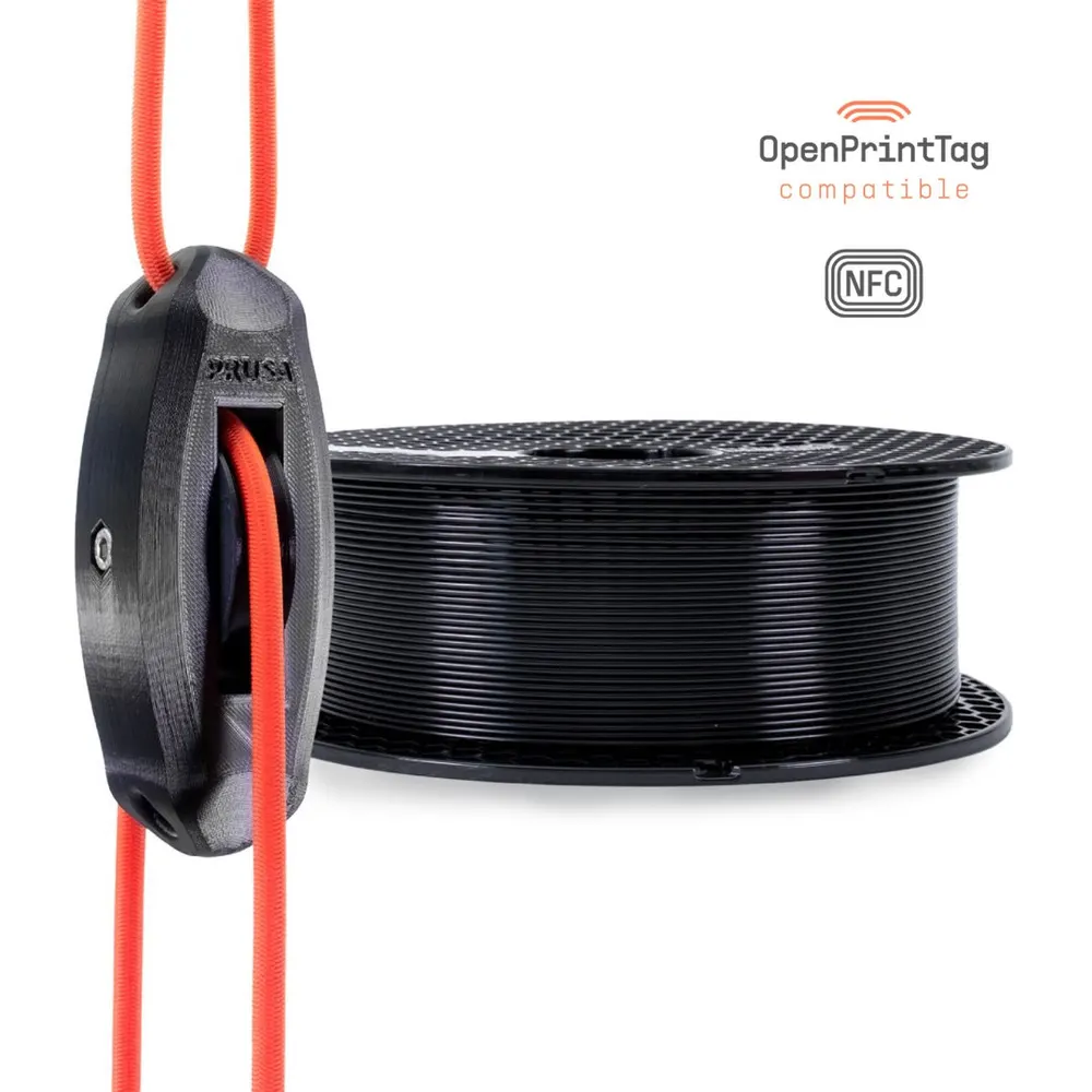 Prusament PC Blend Jet Black (NFC) 0,9kg 1,75 mm