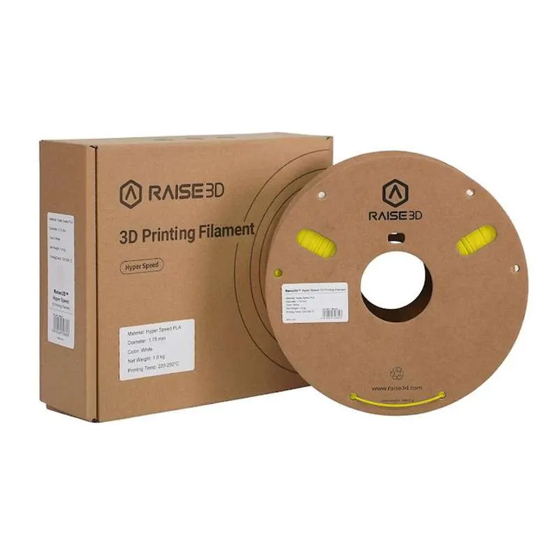 Raise3D Hyper Speed PLA Gelb Filament 1,0kg 1,75mm